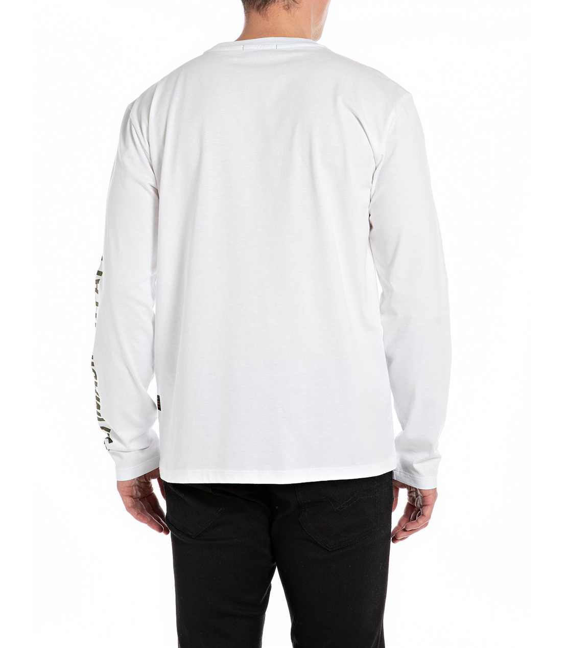 ベーシックジャージープリント ロングTシャツ 詳細画像 ホワイト 2